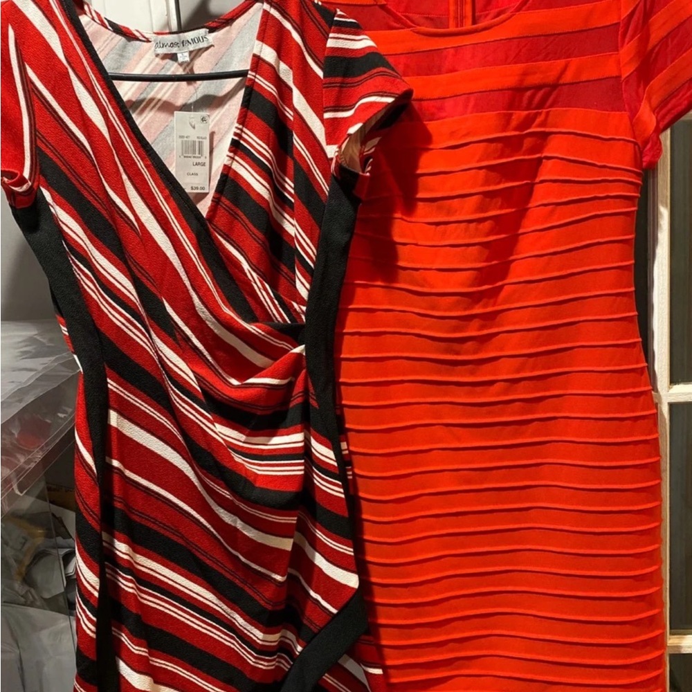 Bundle 2 red dresses